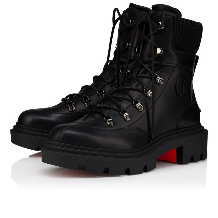 Armandine College - Boots - Waxed calf leather - Black - Men