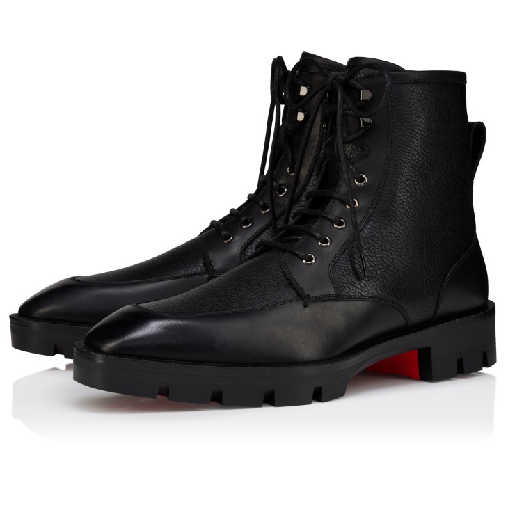 Caracolo Lion - Boots - Waxed calf leather - Black - Men