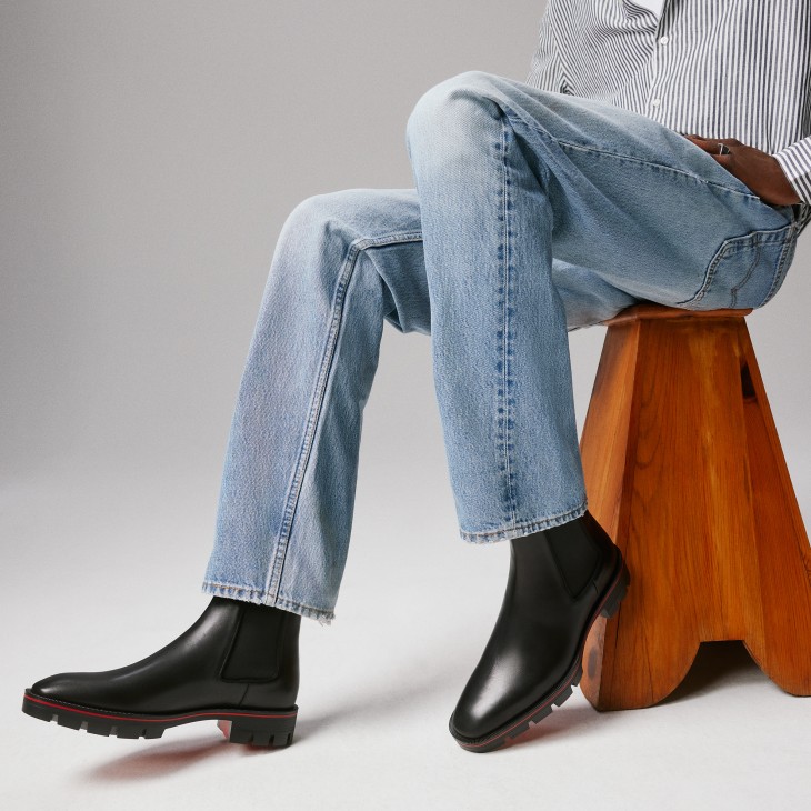 Alpinosol - Boots - Smooth calf leather - Black - Men - Christian