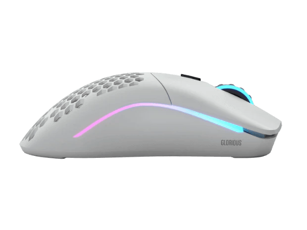 Glorious Model O Wireless Matte White Gaming Mouse — Computer Orbit
