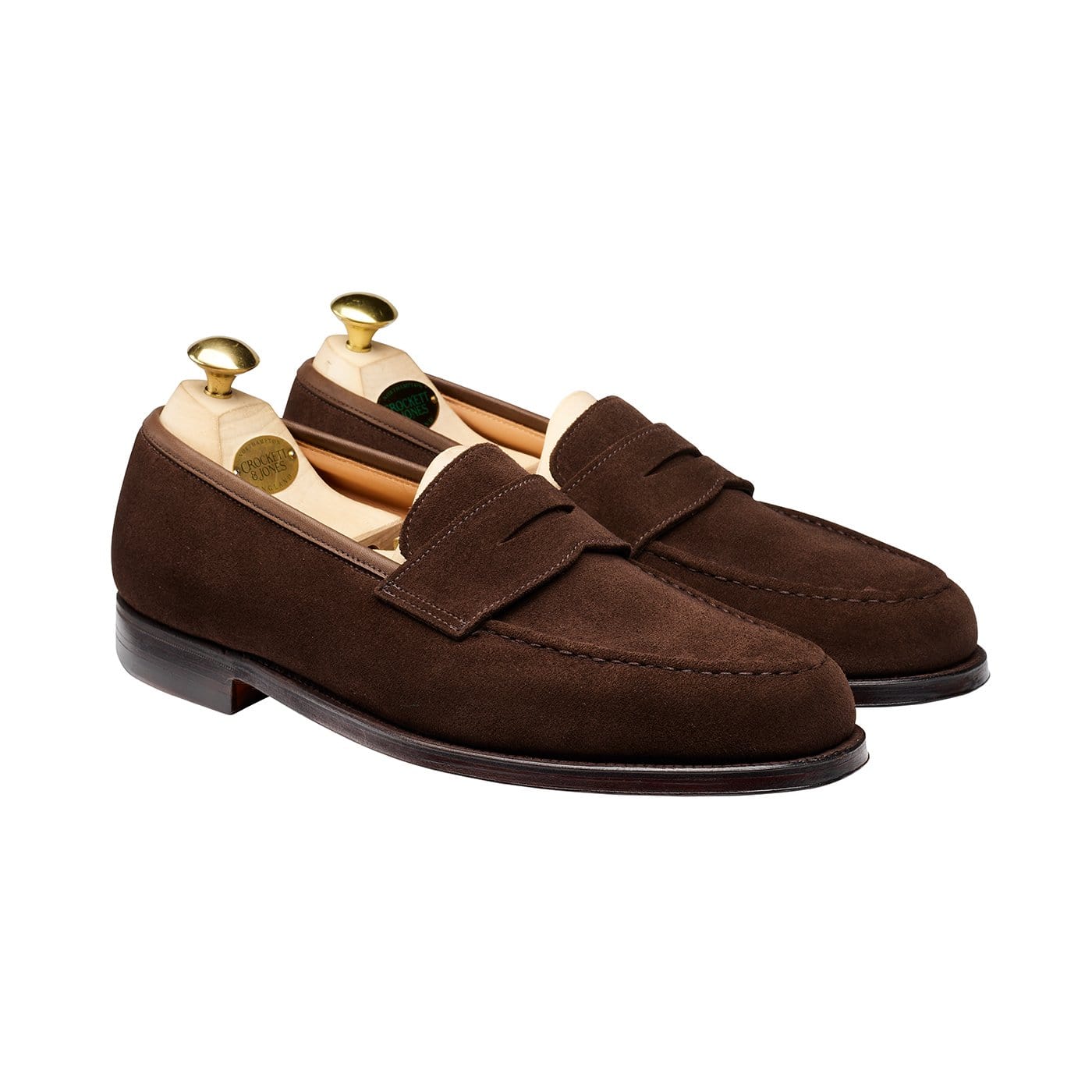 Boston Dark Brown Suede | Crockett & Jones – Crockett & Jones US