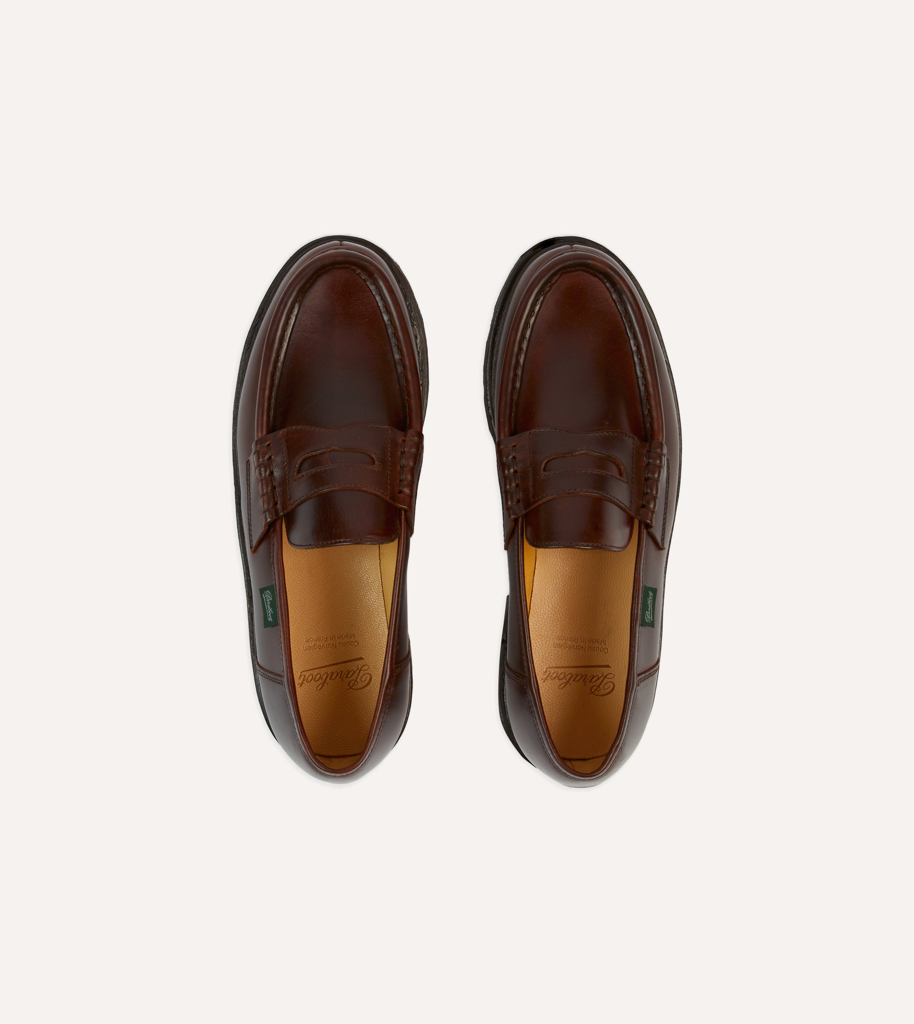 Paraboot Reims Écorce Leather Loafer – Drakes US