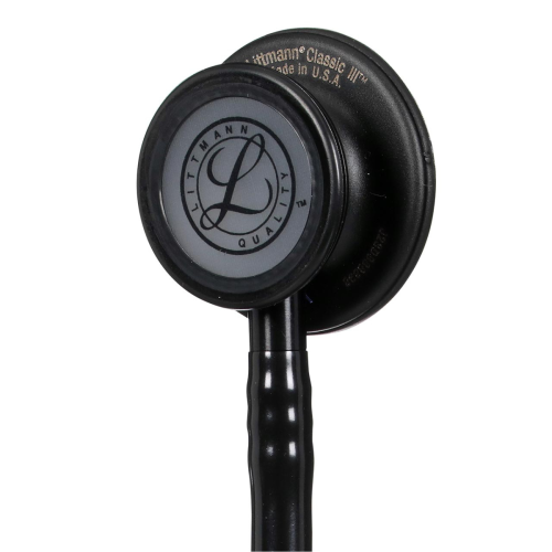 3M Littmann Classic III Stethoscope, Black Chestpiece - Black Tube