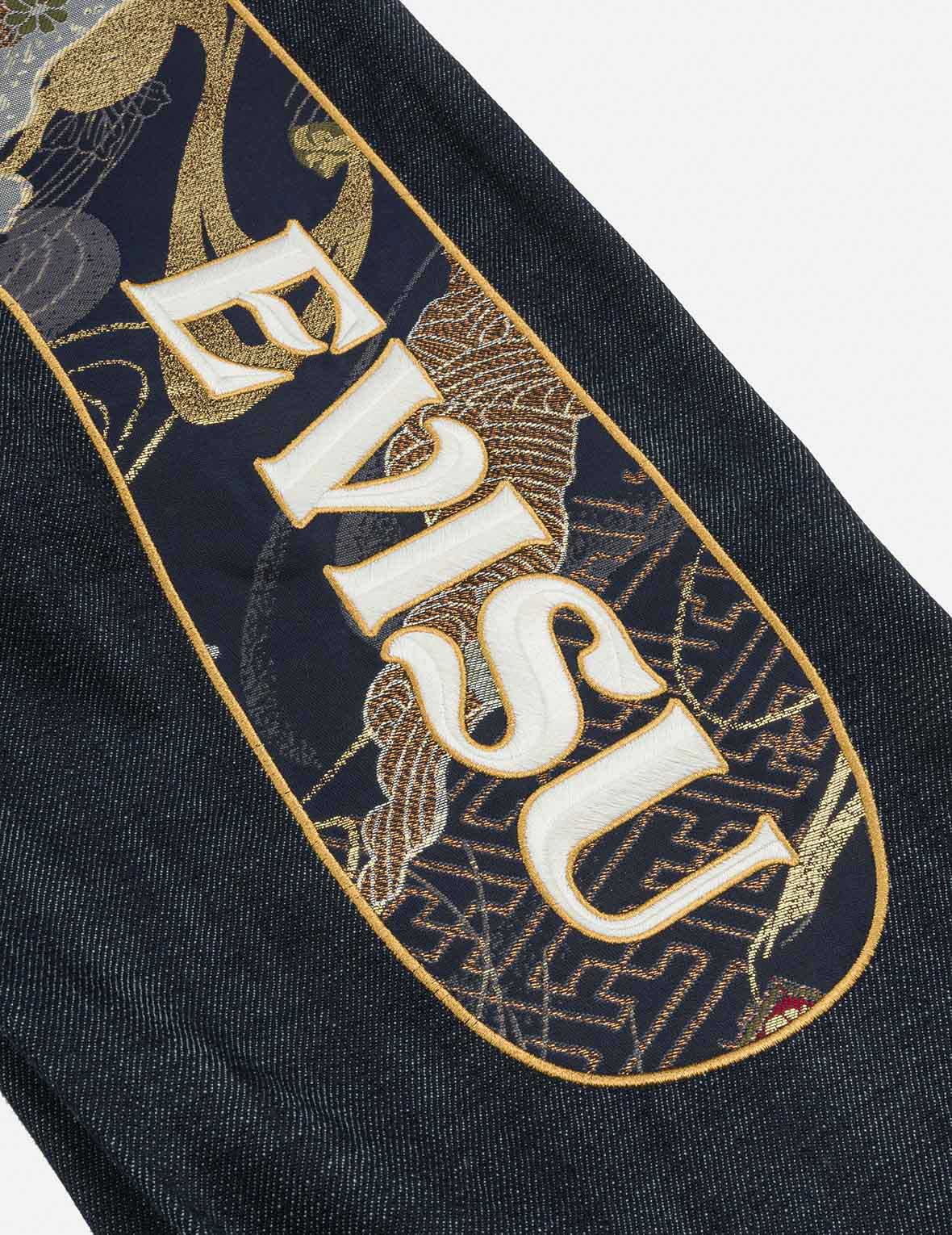 Brocade Daicock Appliqué Relax Straight Fit Jeans #2030 – EVISU