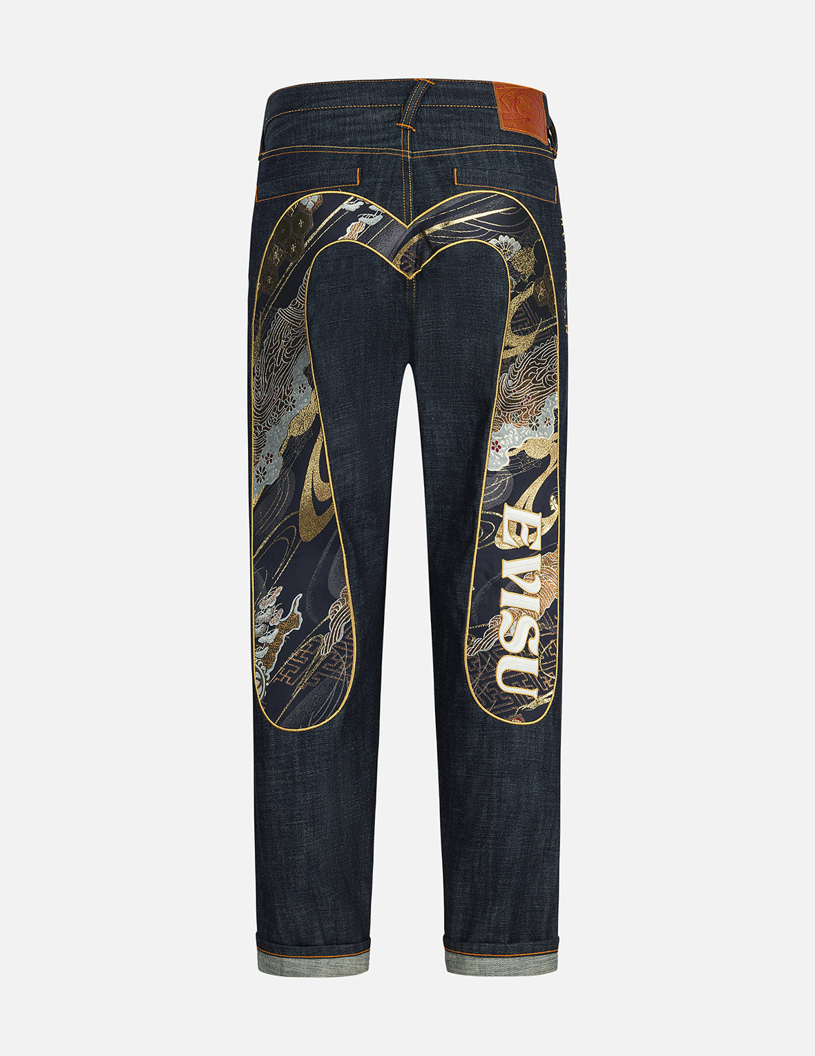 Brocade Daicock Appliqué Relax Straight Fit Jeans #2030 – EVISU
