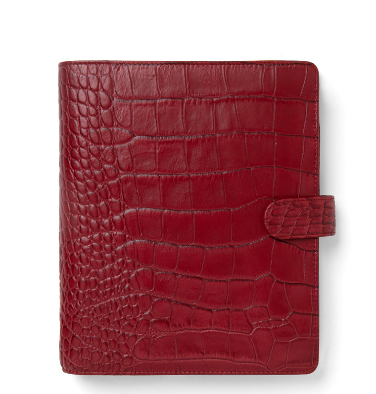 Classic Croc A5 Leather Leather Organizer - Filofax – Filofax US