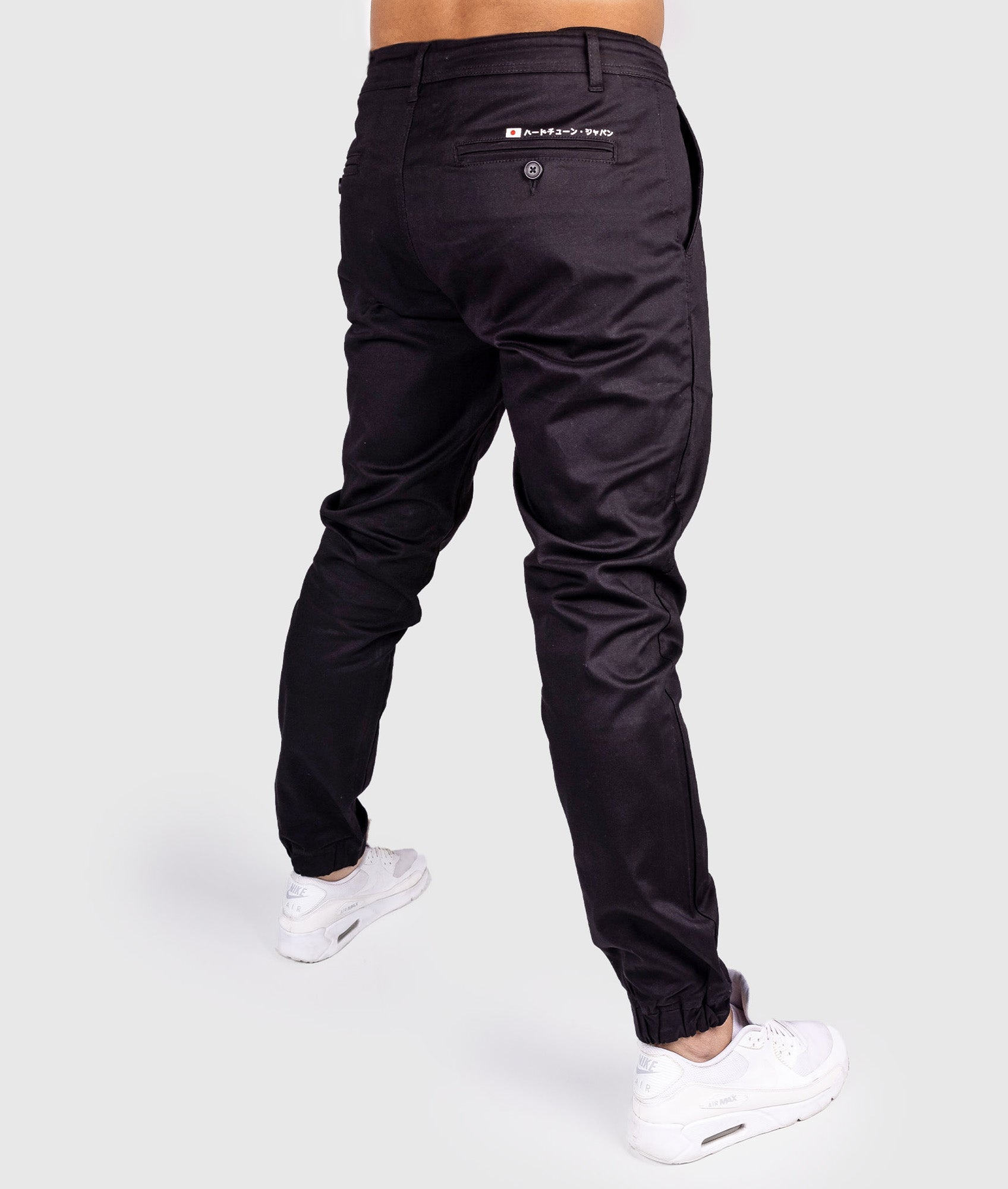 HardTuned Grid Cuffed Chinos - Black – Hardtuned