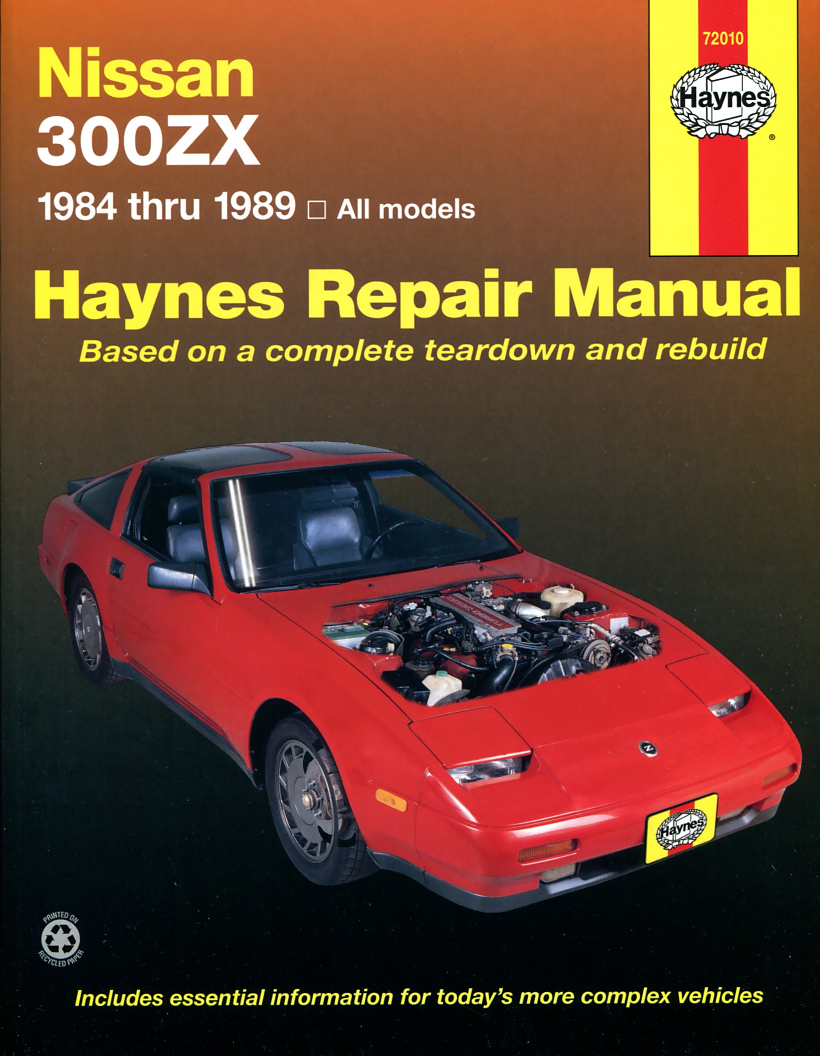 Nissan 300ZX (84-89) models inc. Turbo, 2 seater & 2 + 2 V6 engine