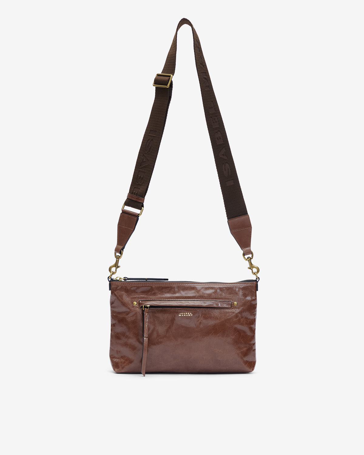 NESSAH BAG Woman Chocolate | ISABEL MARANT Official online store