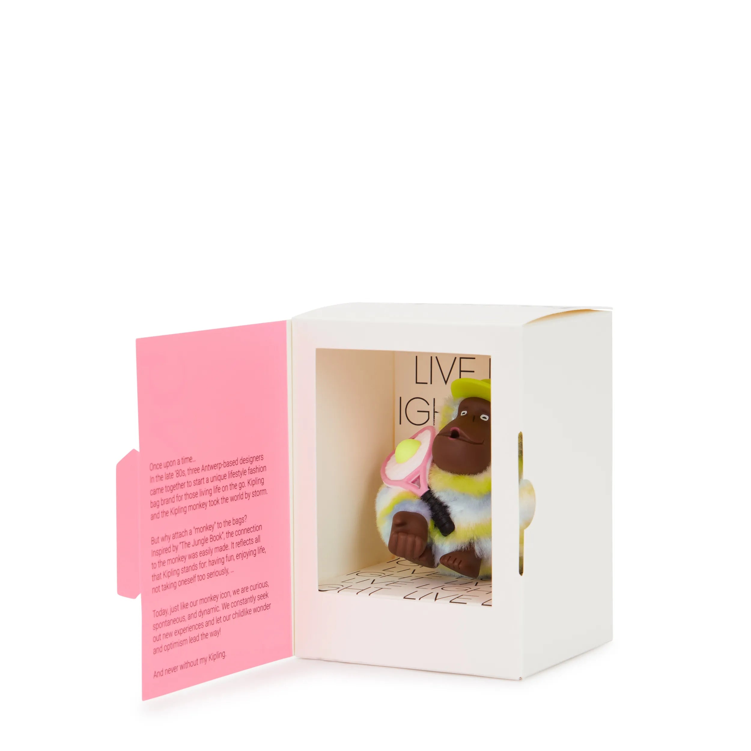 Racket Monkey Keychain