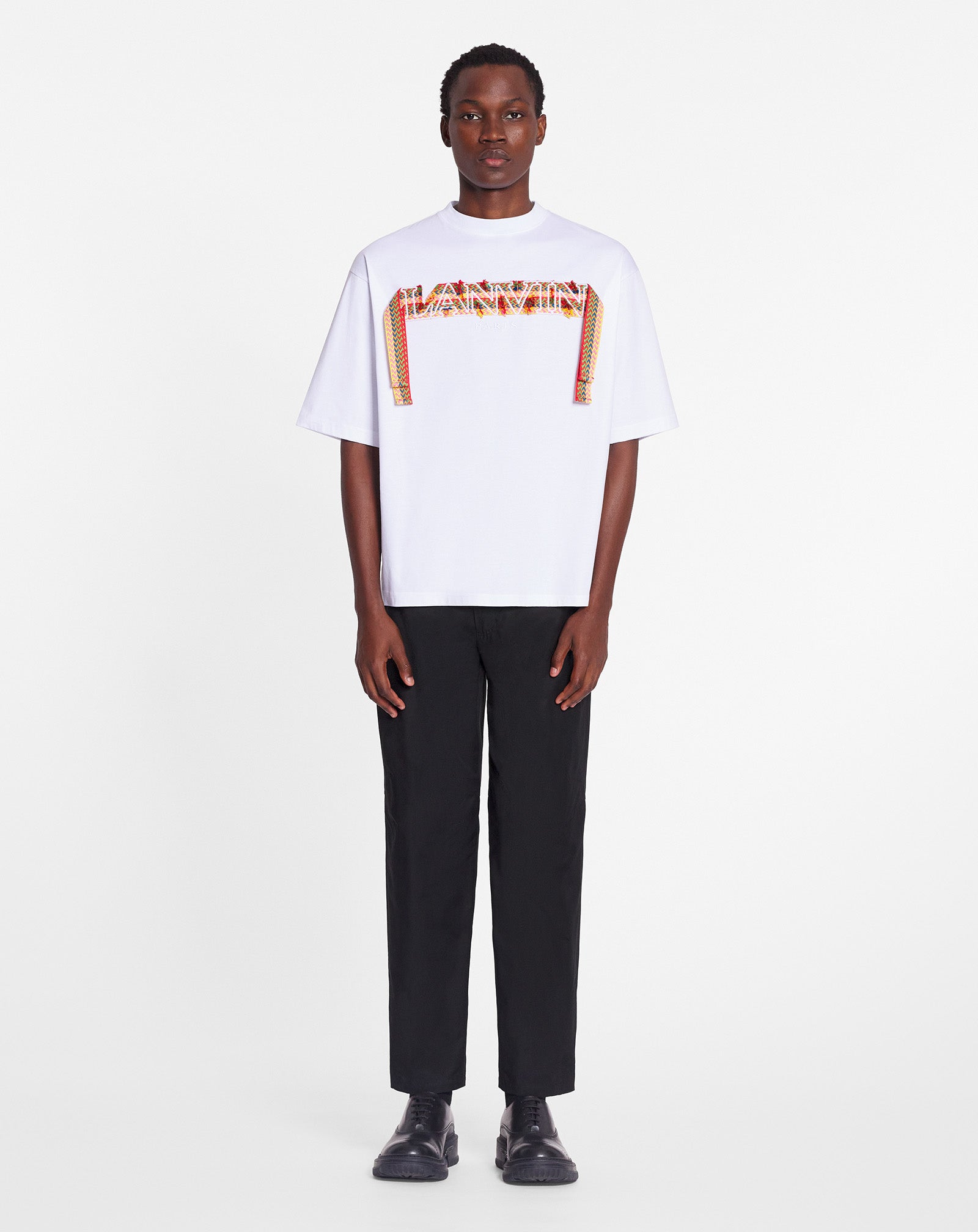 White Curb Lace Lanvin Oversized T-shirt | Lanvin
