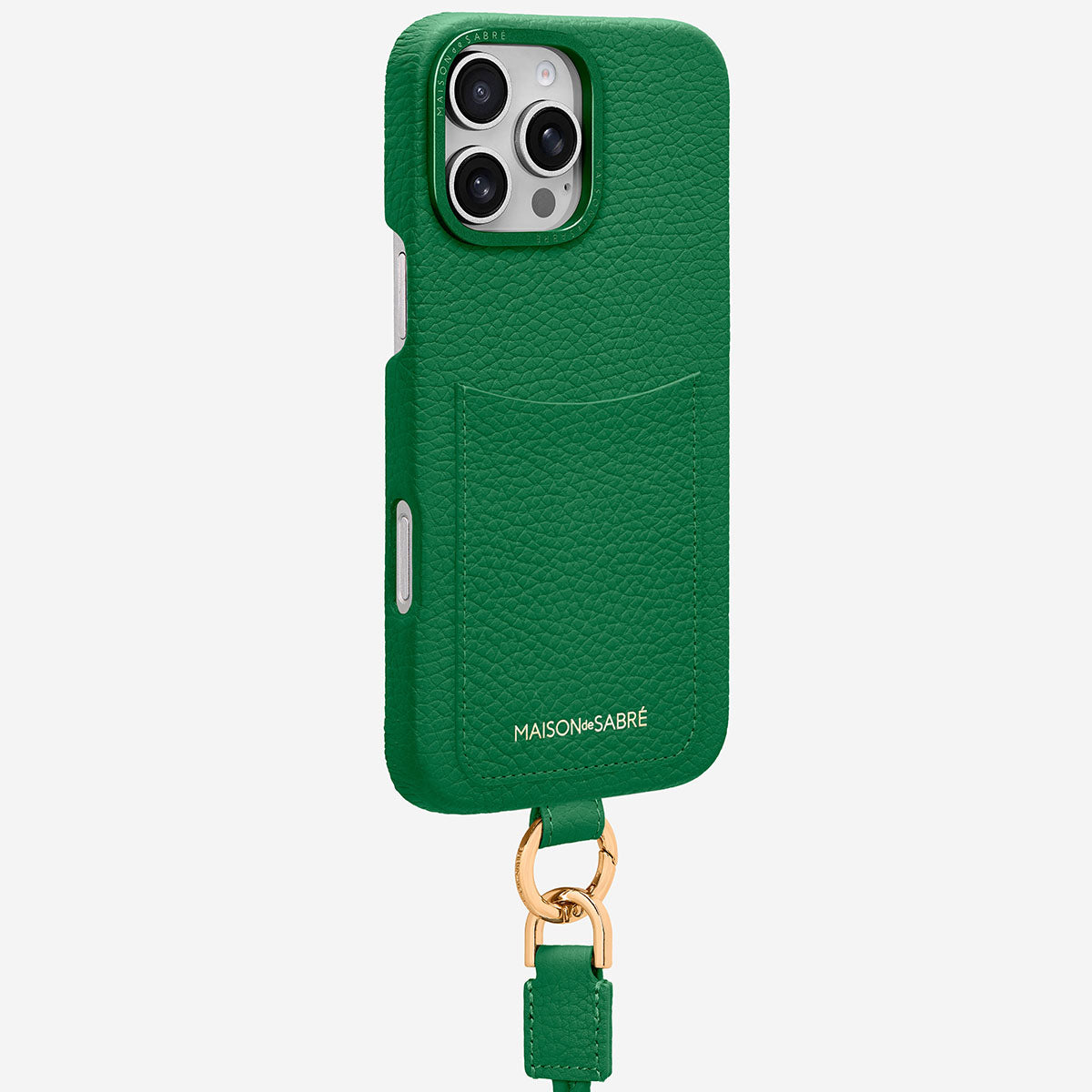 The Sling Phone Case iPhone 16 Pro Max - Emerald Green – MAISON de
