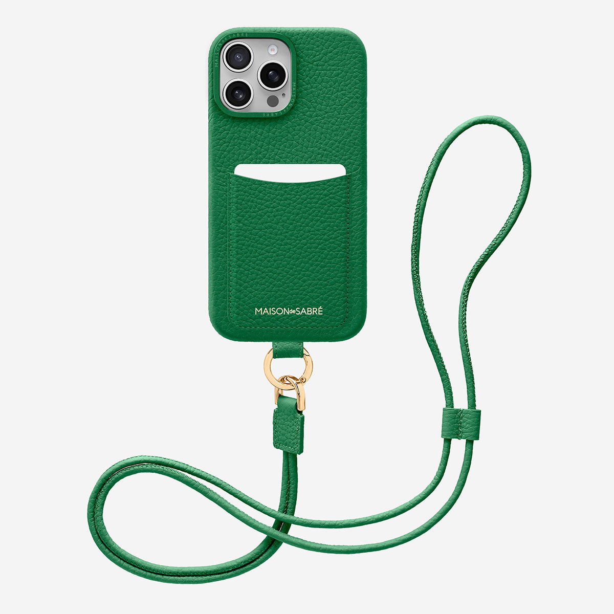 The Sling Phone Case iPhone 16 Pro Max - Emerald Green – MAISON de