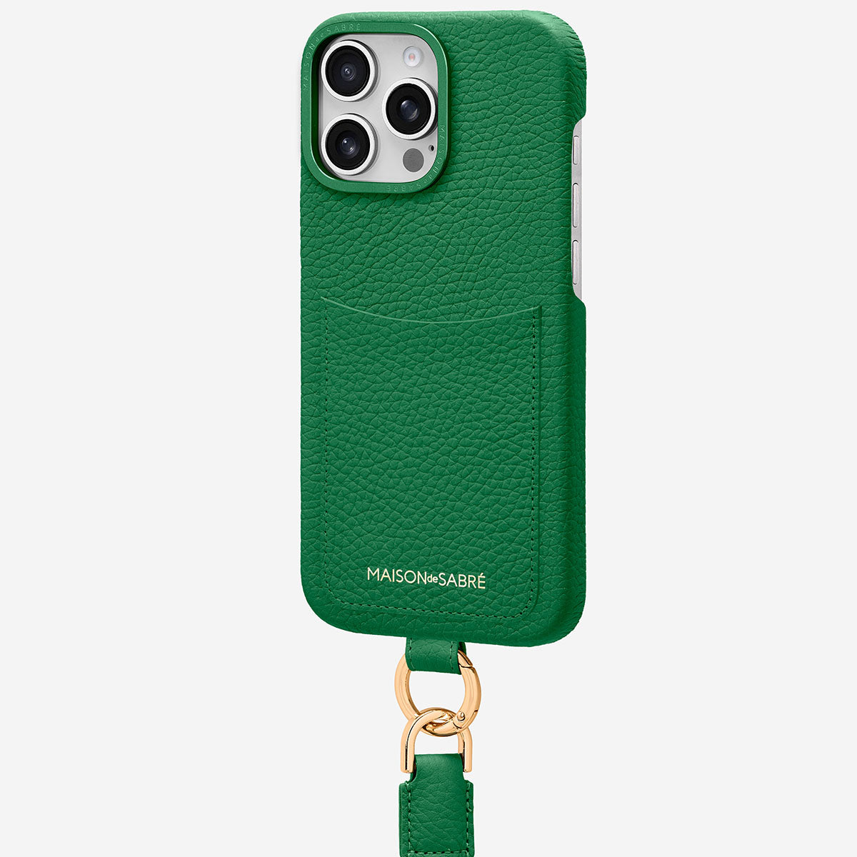 The Sling Phone Case iPhone 16 Pro Max - Emerald Green – MAISON de