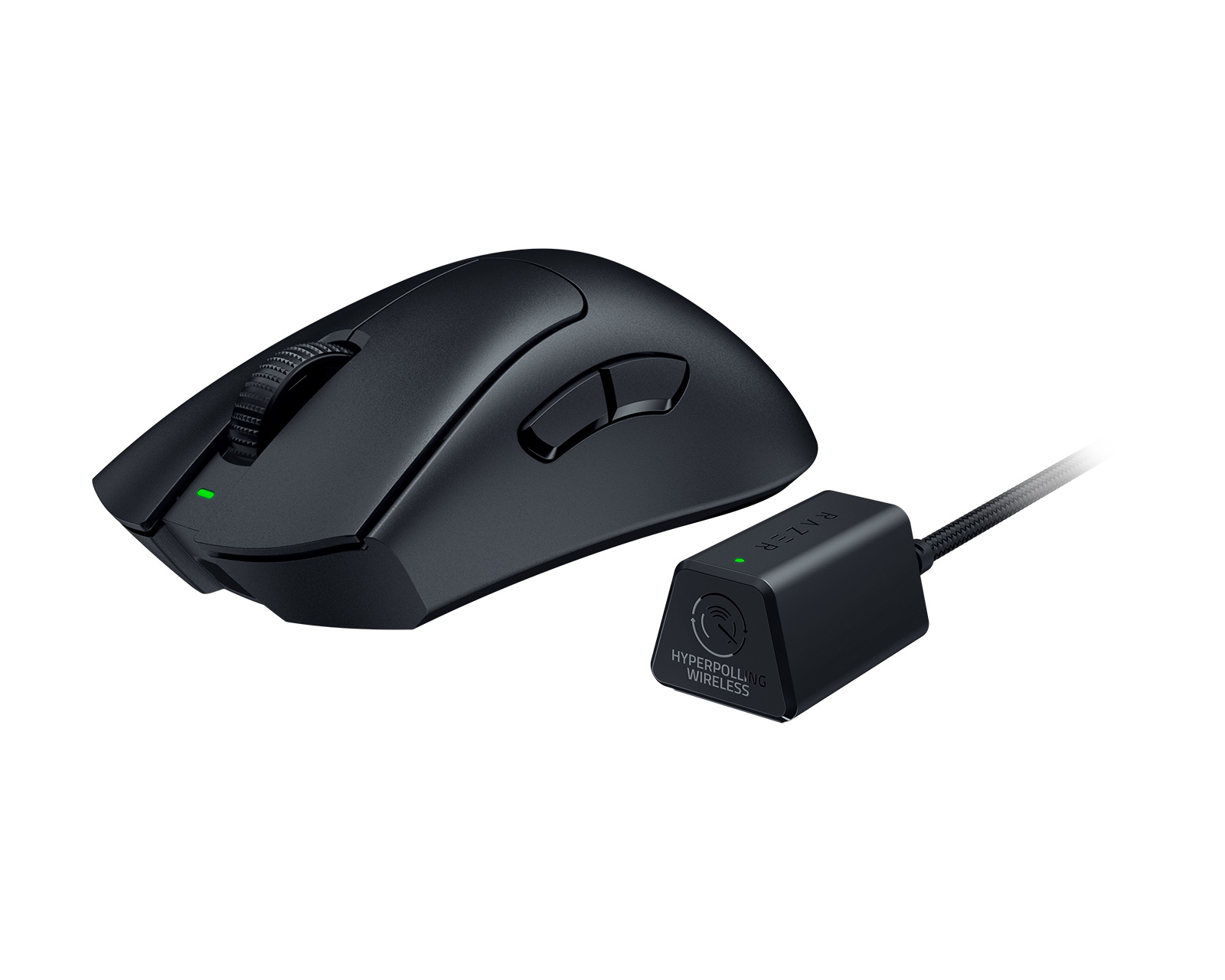 Razer DeathAdder V3 Pro + HyperPolling Wireless Dongle - Black