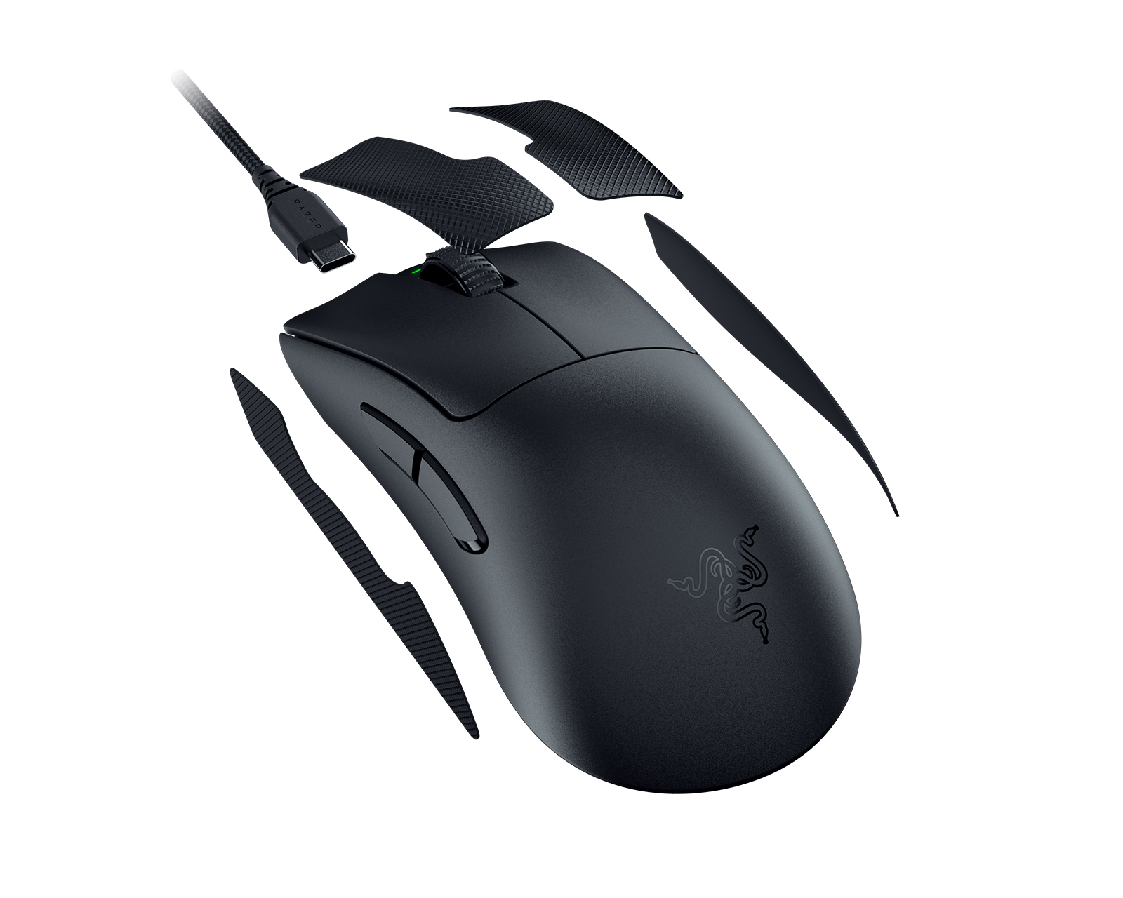Razer DeathAdder V3 Pro Lightweight Wireless Gaming Mouse - Black