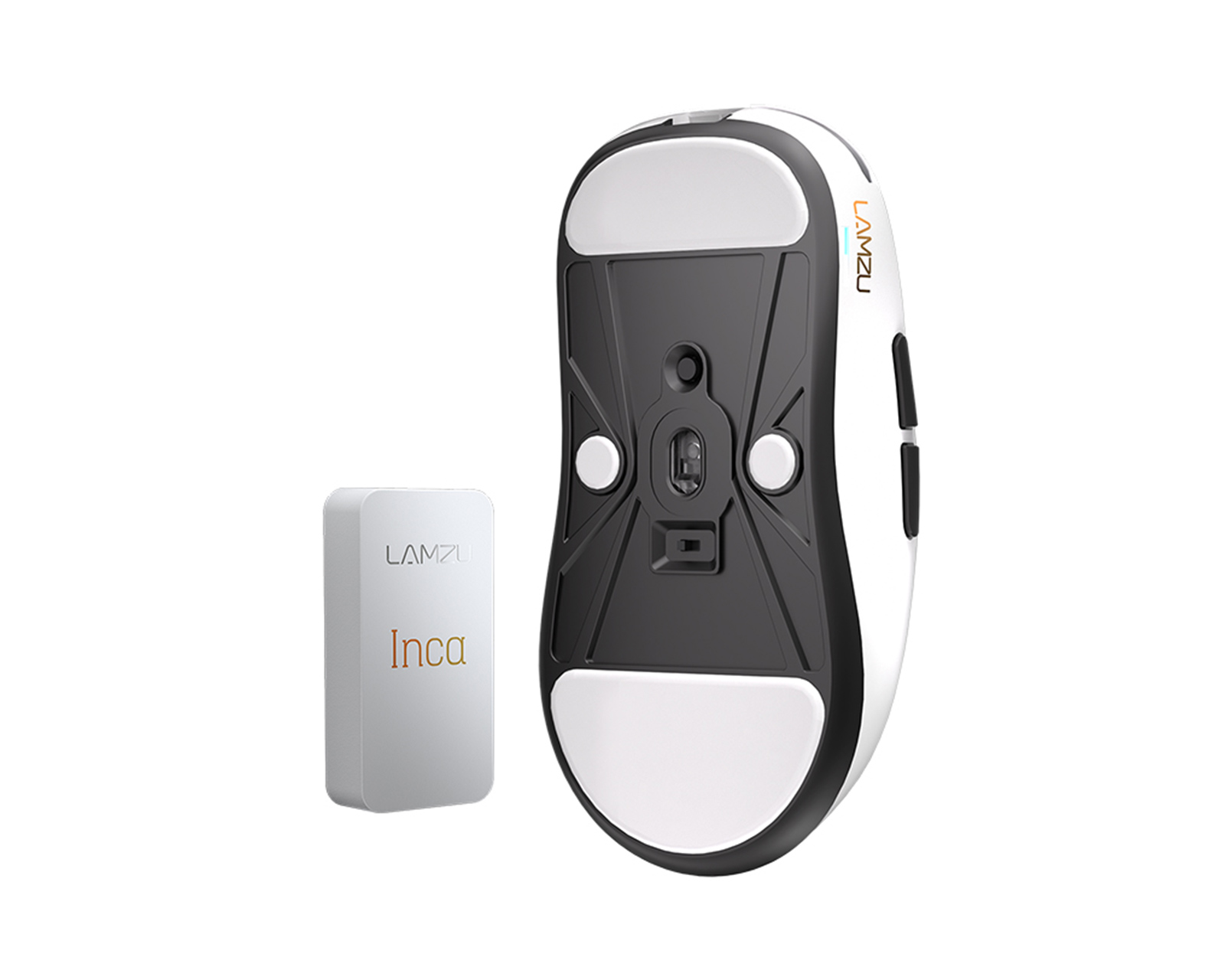 Lamzu INCA Wireless Gaming Mouse - White - us.MaxGaming.com