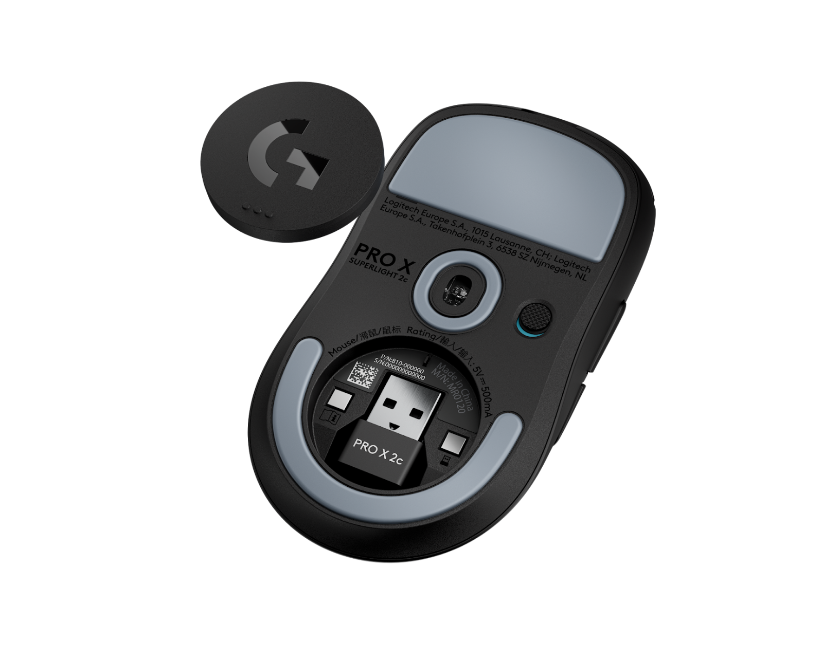 Logitech Pro X Superlight 2c - Black - us.MaxGaming.com