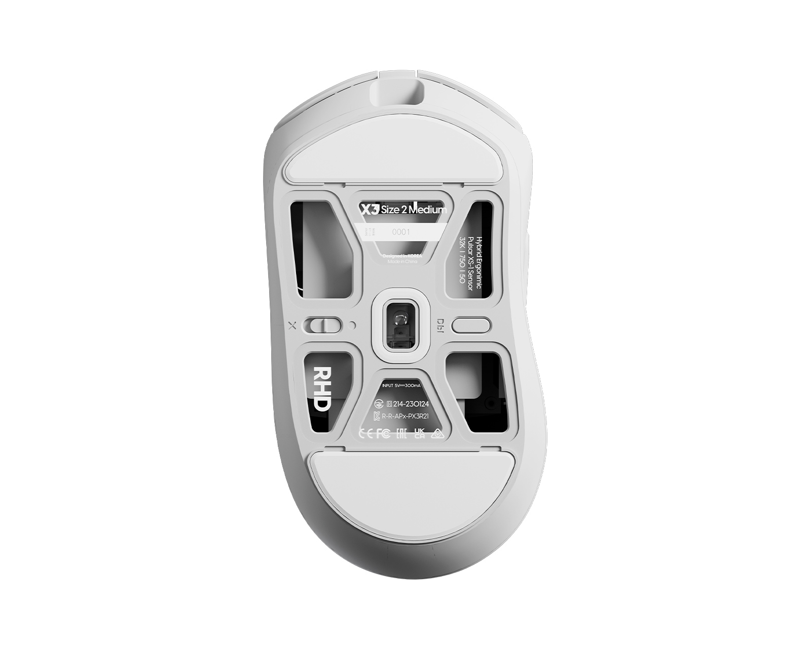 Pulsar X3 Size 2 - White - us.MaxGaming.com