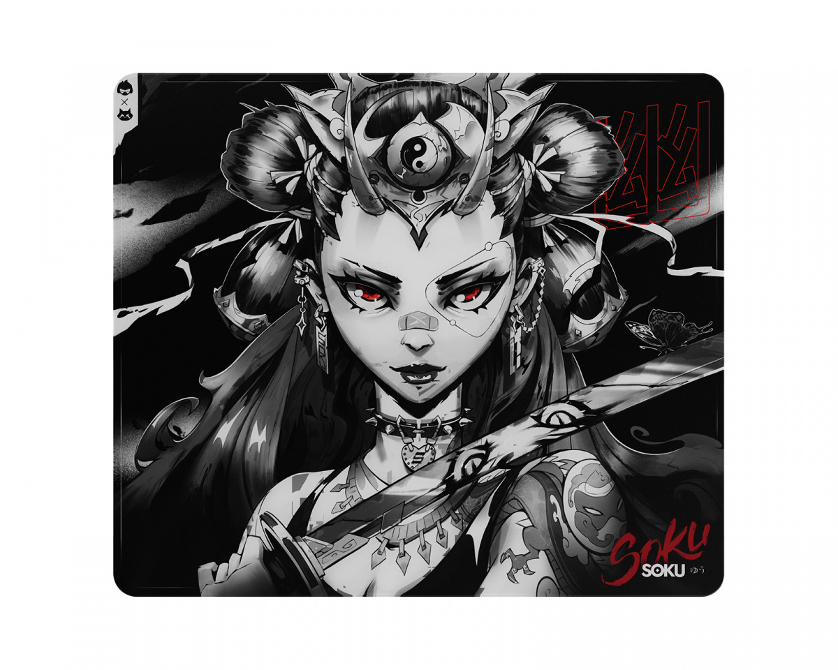 SOKU Fujin - Limited Edition Glass Mousepad - us.MaxGaming.com