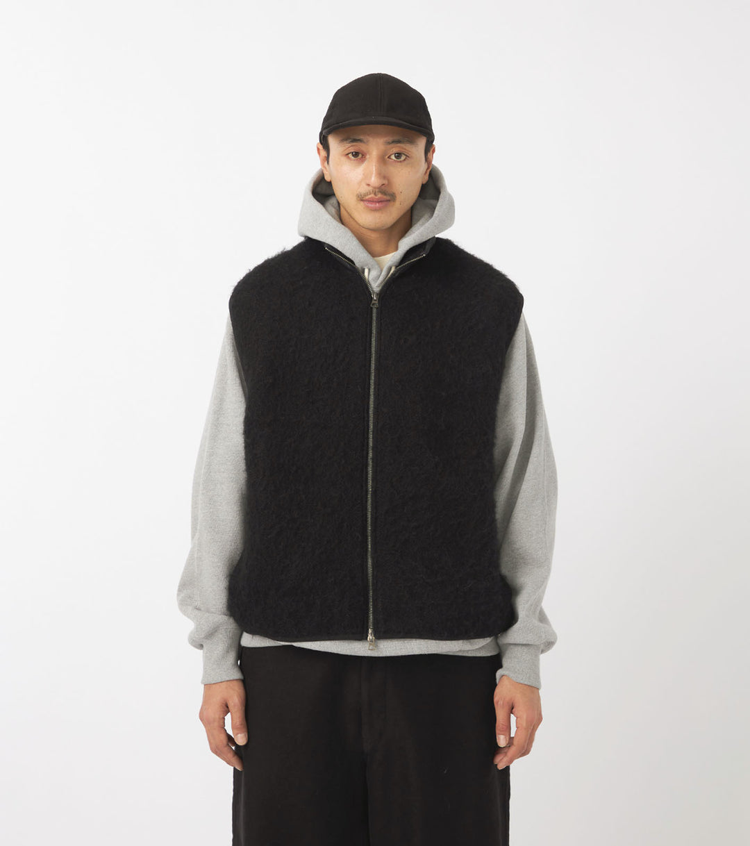 Zip-Up Mohair Vest – nanamica NEW YORK