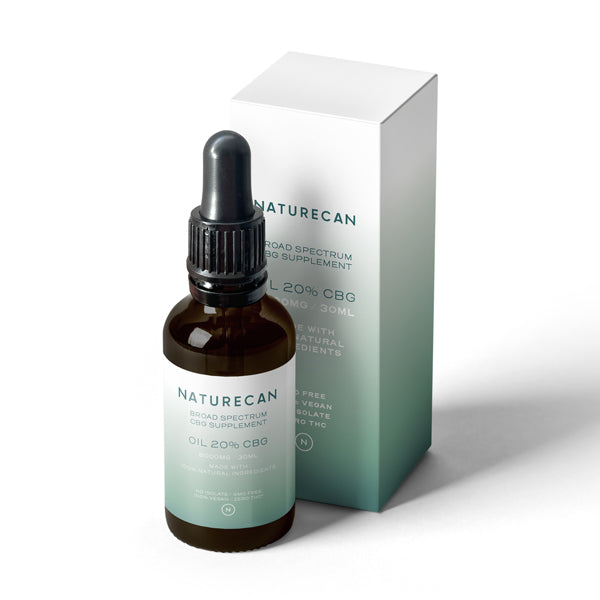 2,000mg CBG Oil (20% CBG Oil) | Pure & Organic | Naturecan
