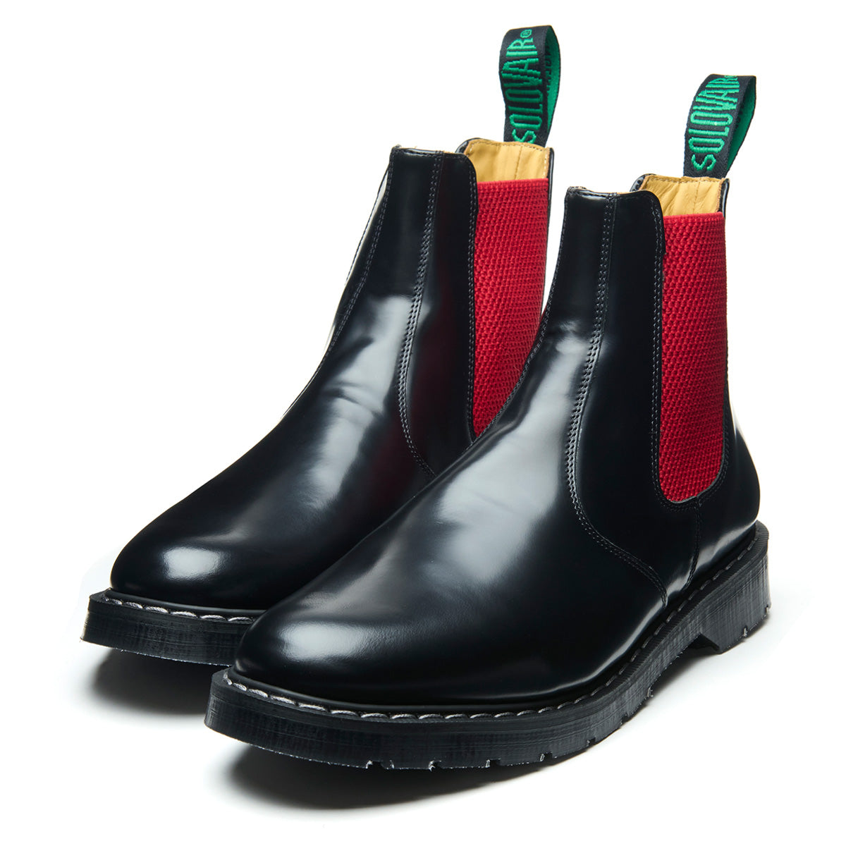 Red & Black Dealer Boot | Solovair | Handmade in England – NPS