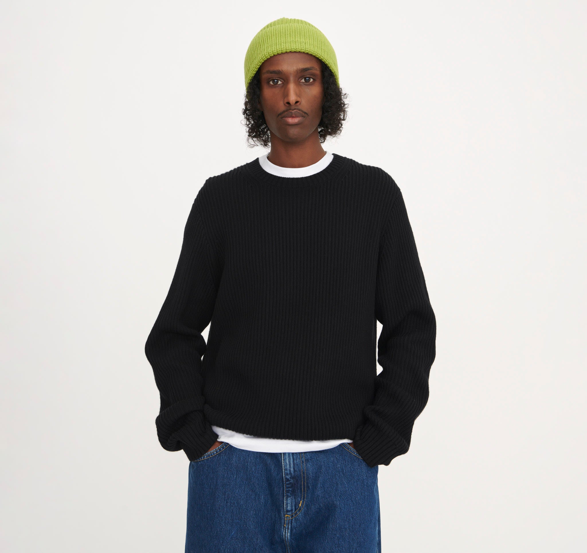 Soft Knit Chunky Crewneck Sweater | Only $ 83 | Organic Basics