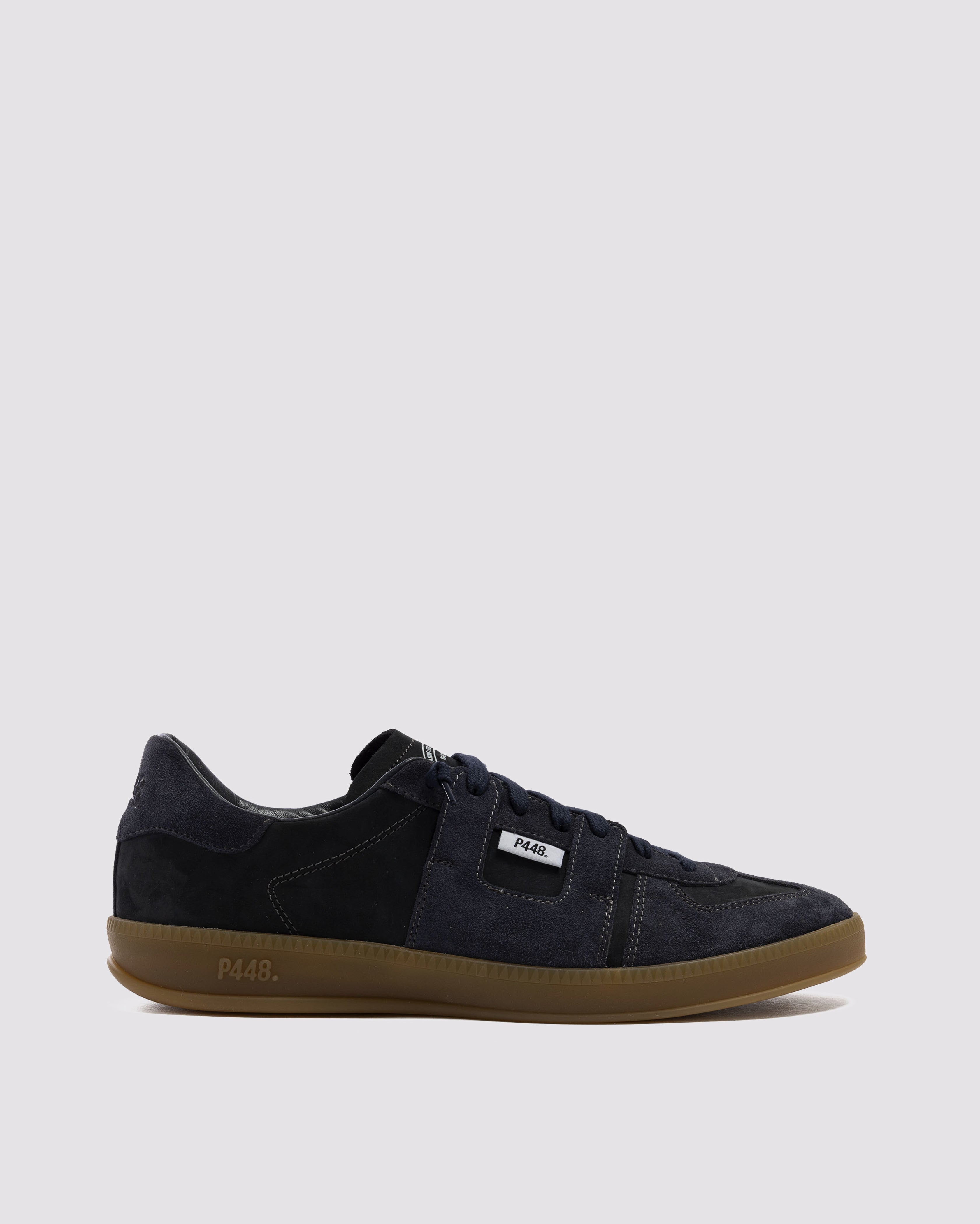 Monza All Blue - Men's Low-Top Blue Nubuck & Suede Sneaker – P448
