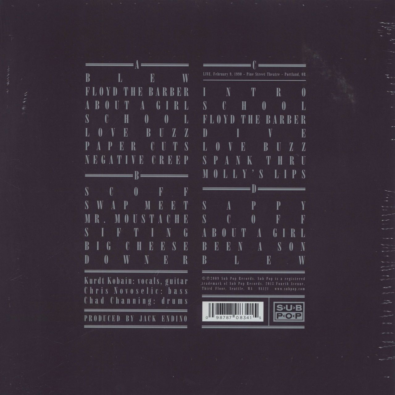 Nirvana (US) Bleach - Deluxe Edition Remastered 180 Gram - Sealed