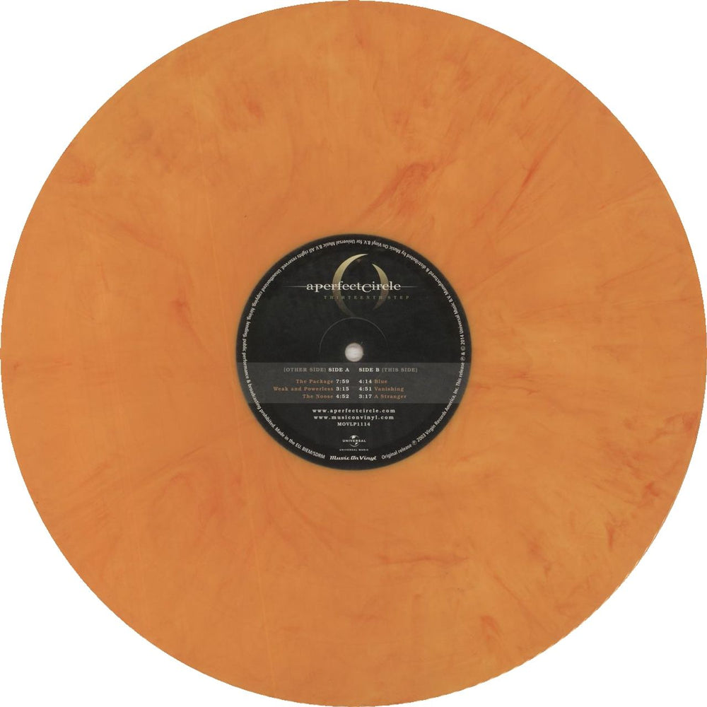 A Perfect Circle Thirteenth Step - Yellow / Red Mixed 180gram