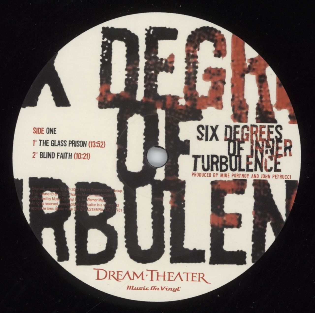 Dream Theater Six Degrees Of Inner Turbulence - 180 Gram Vinyl UK
