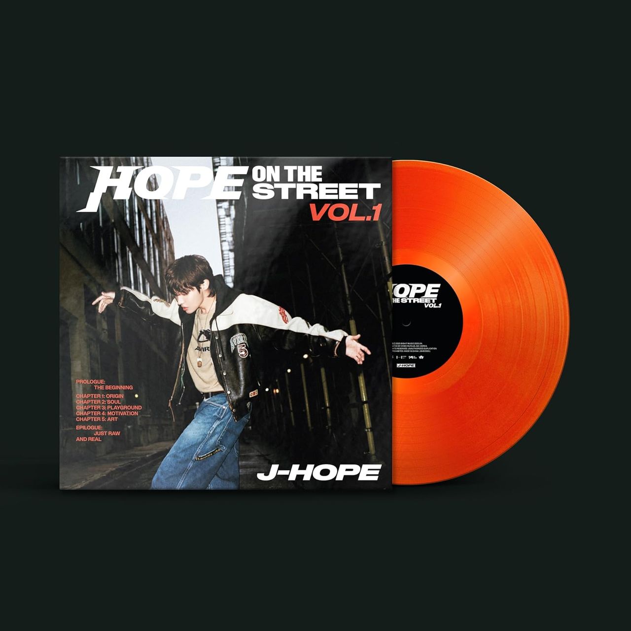 J-Hope Hope On The Street Vol.1 - Translucent Orange Vinyl + Bonus