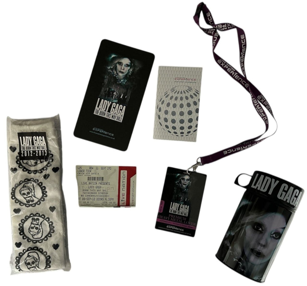 Lady Gaga Born This Way Ball Tour Bundle UK Memorabilia