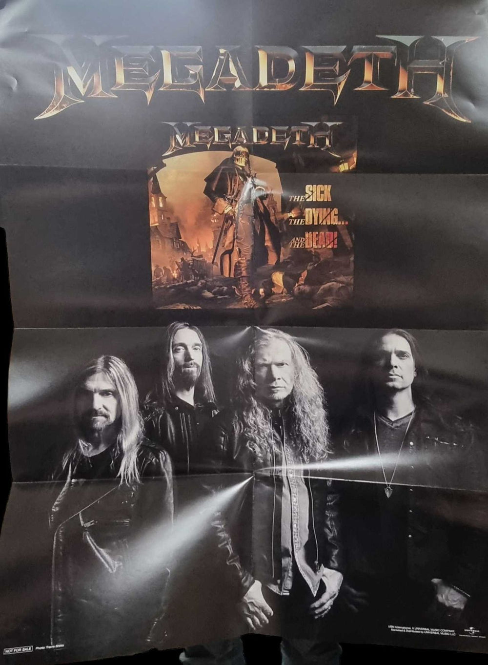 Megadeth The Sick, The Dying And The Dead! + Poster Japanese 2