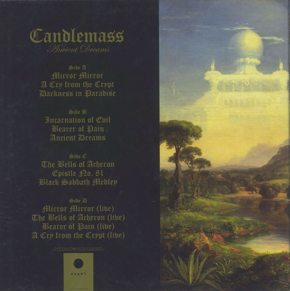 Candlemass Ancient Dreams - Gold/White 180gm Vinyl Finnish 2-LP
