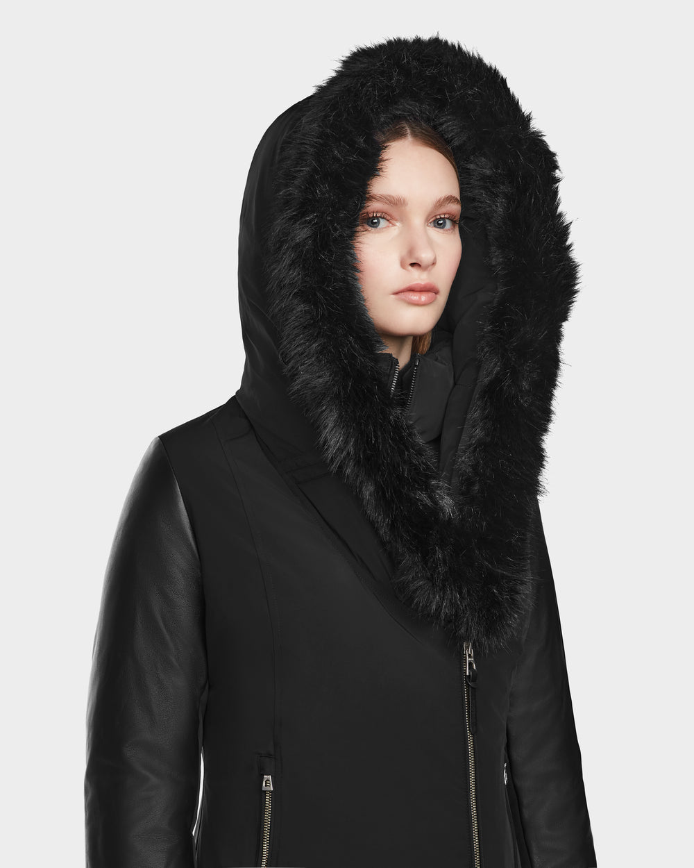 RUDSAK AURELLE Women's Black Down Parka | Chic Winter Warmth