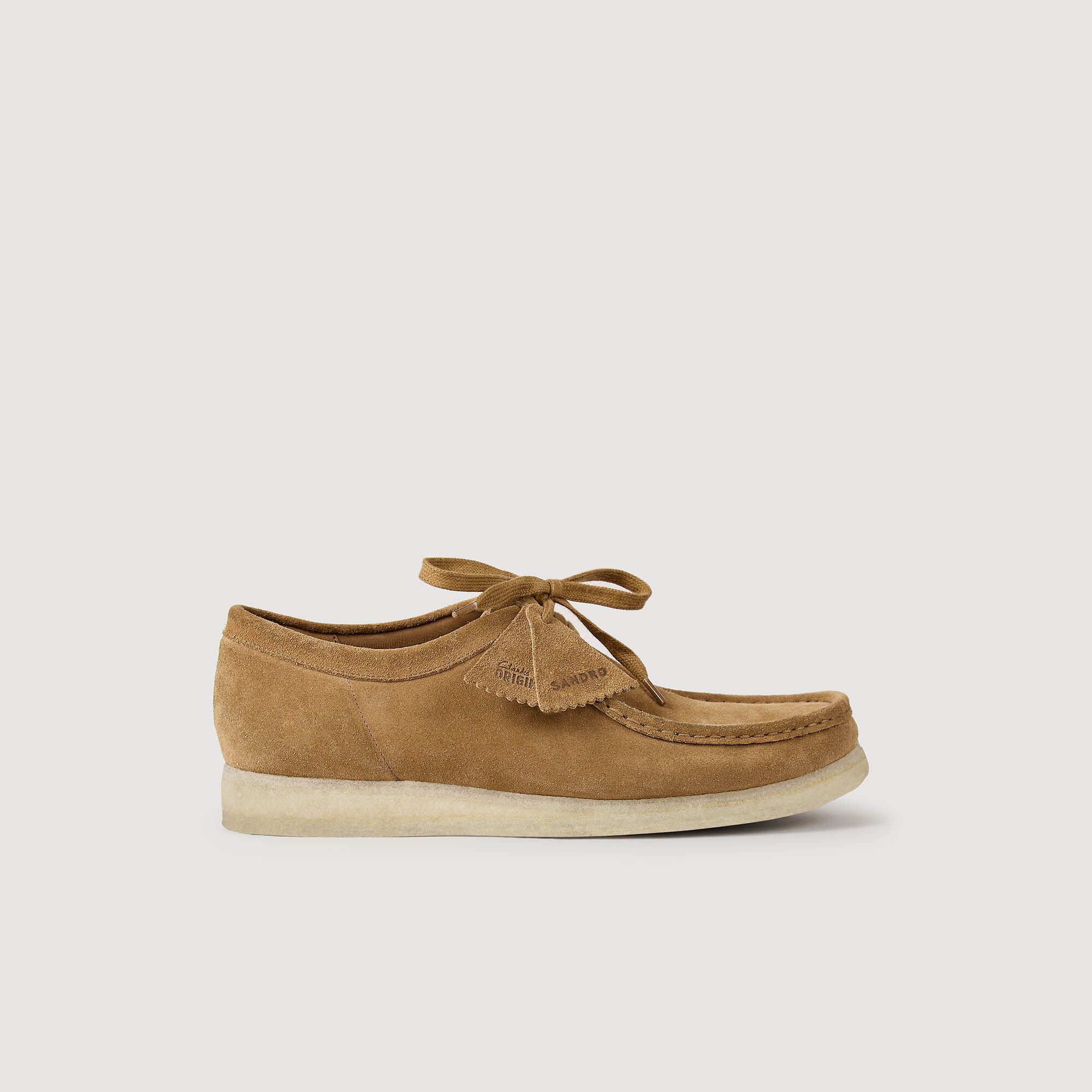 Suede Wallabee™ Loafers in Sand for Men | Sandro Paris