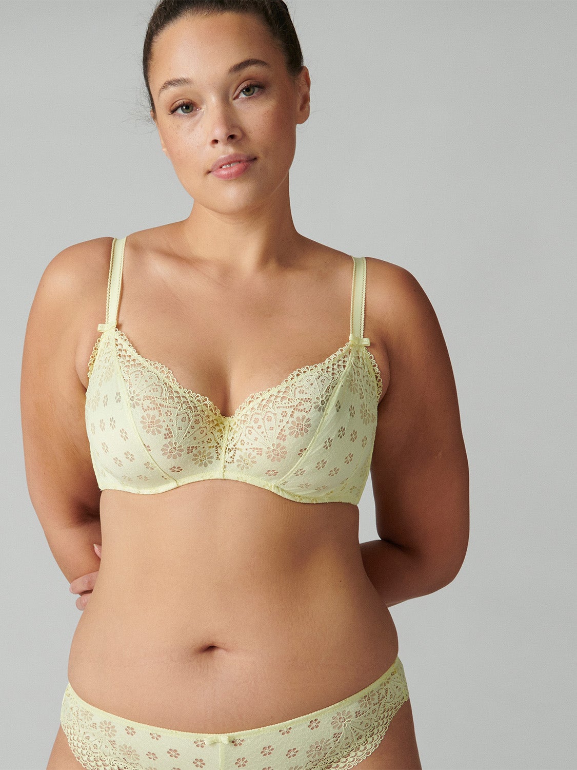 Simone Pérèle | Aimee Underwire Plunge - Yuzu Yellow