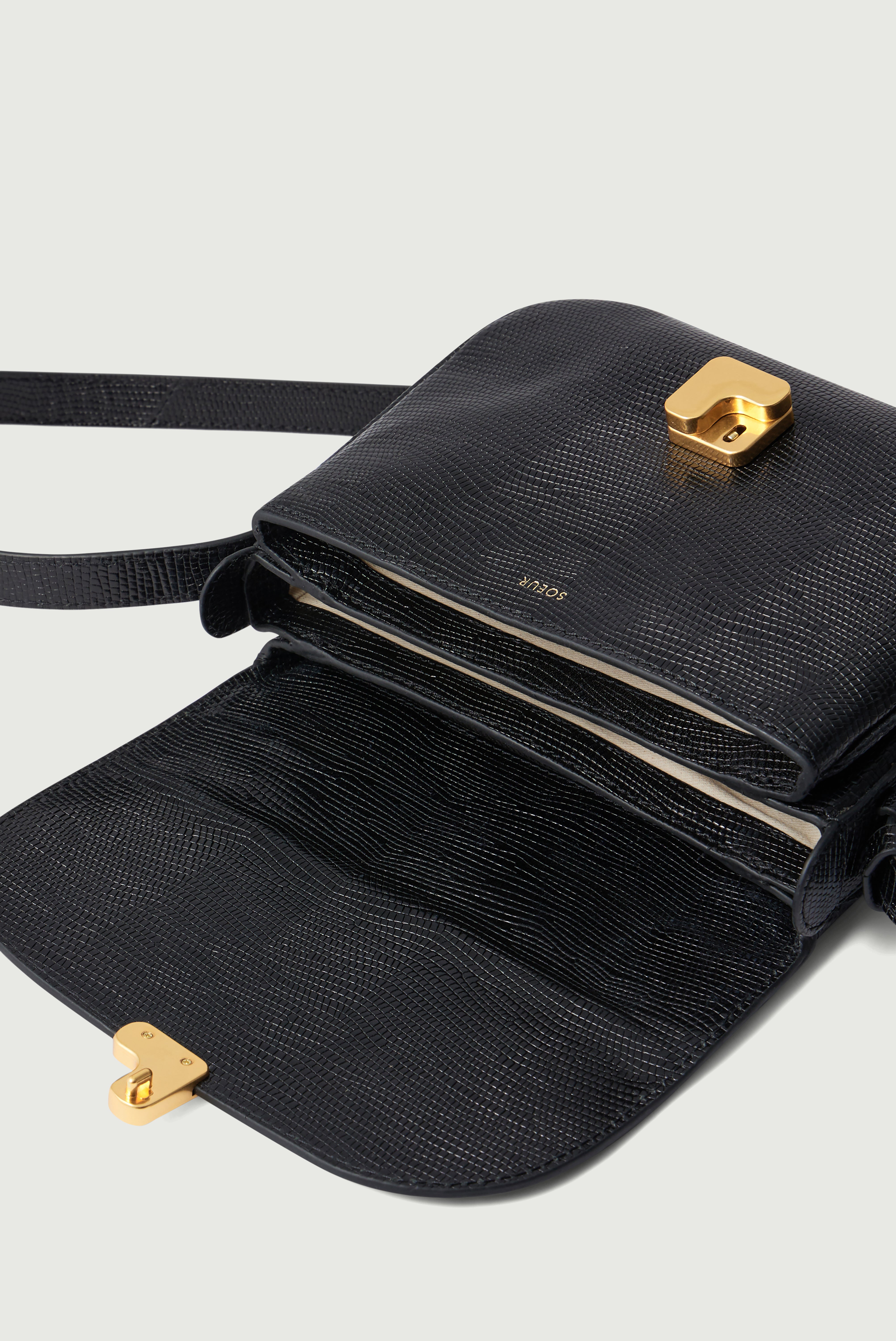 Bellissima Mini Bag - Black - Leather - Woman