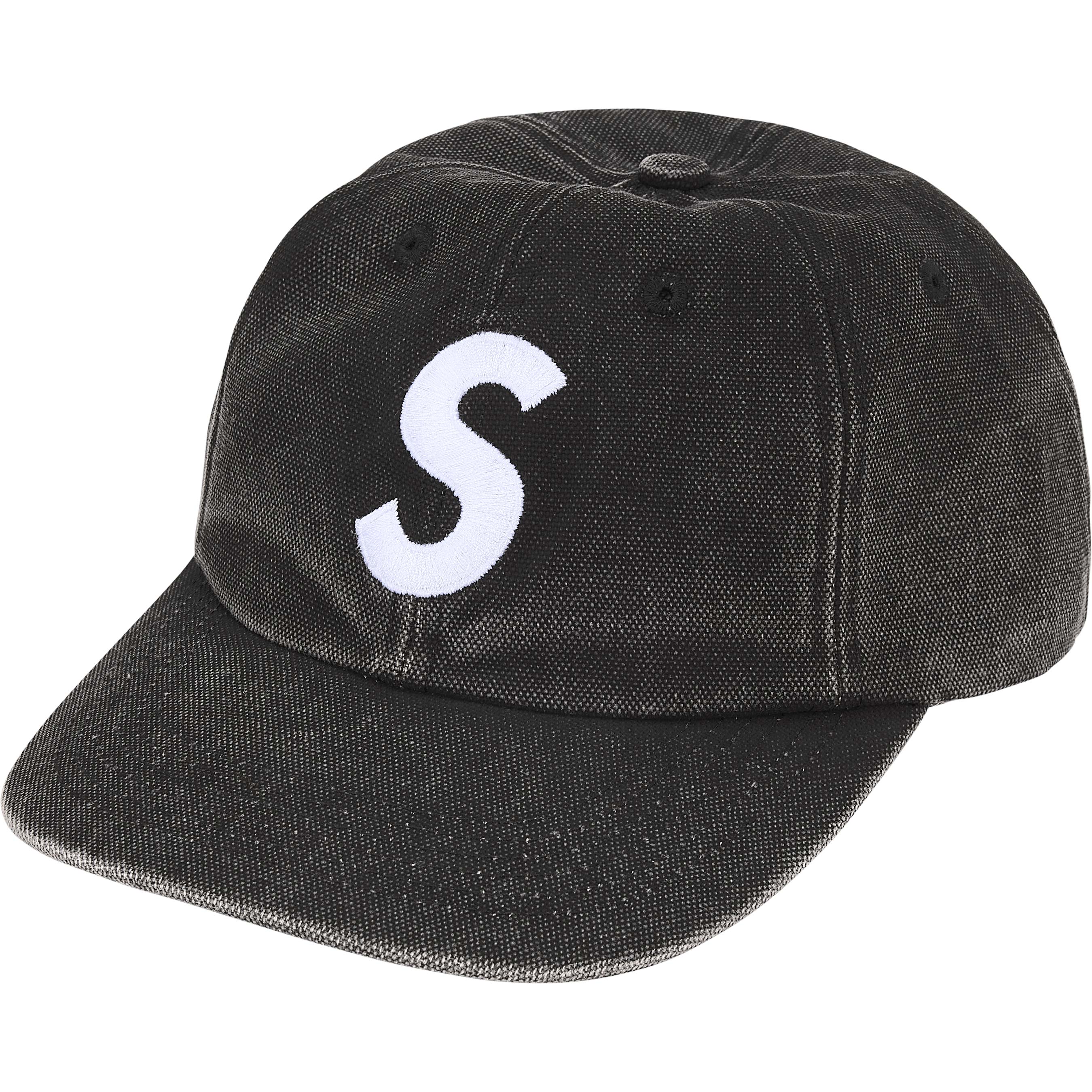 Supreme 25FW Pigment Coated Canvas S Logo 6-Panel
