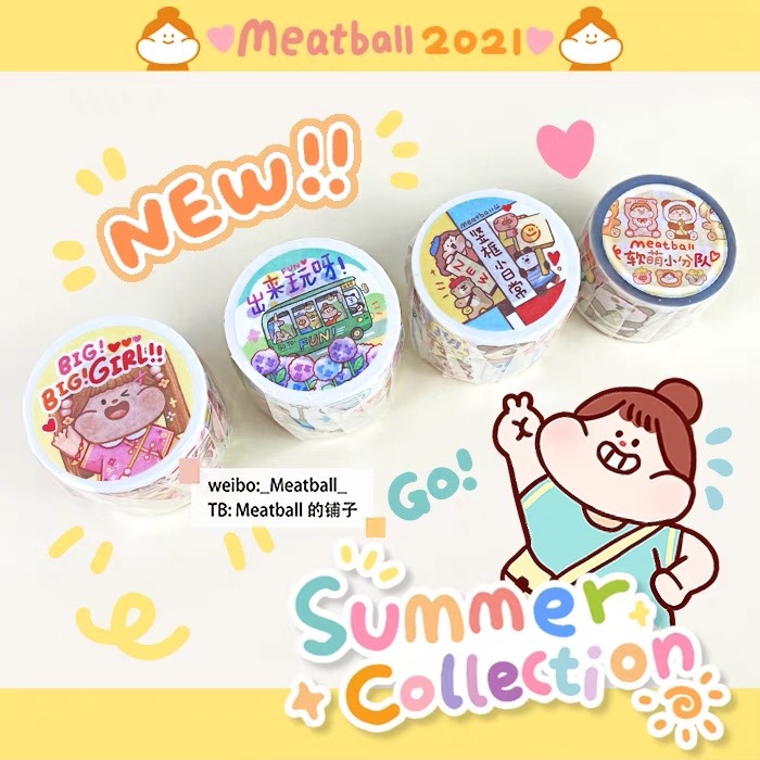 Meatball】マスキングテープ Meatball 2021夏