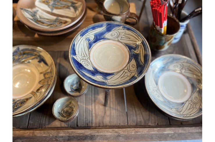 金城次郎さん末裔 金城敏幸さん魚紋やちむん 壺屋焼 東京うつわのわ田