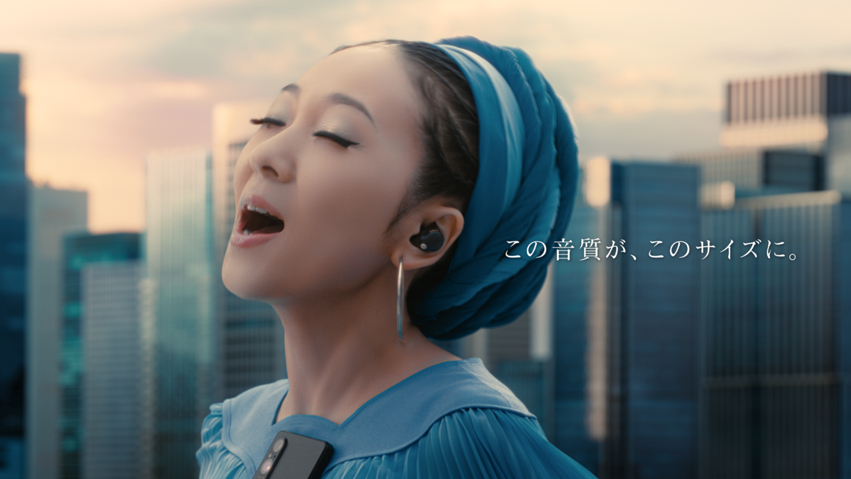 SONY ワイヤレスイヤホン『WF-1000X M5』にMISIAが出演する新CMが登場