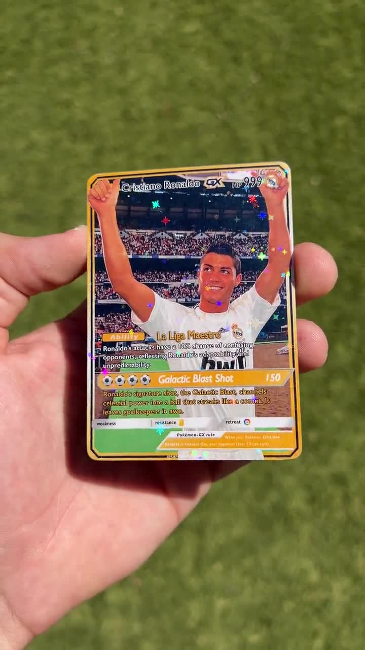 CR7 クリスティアーノ・ロナウド レアル・マドリード ポケモンスタイル