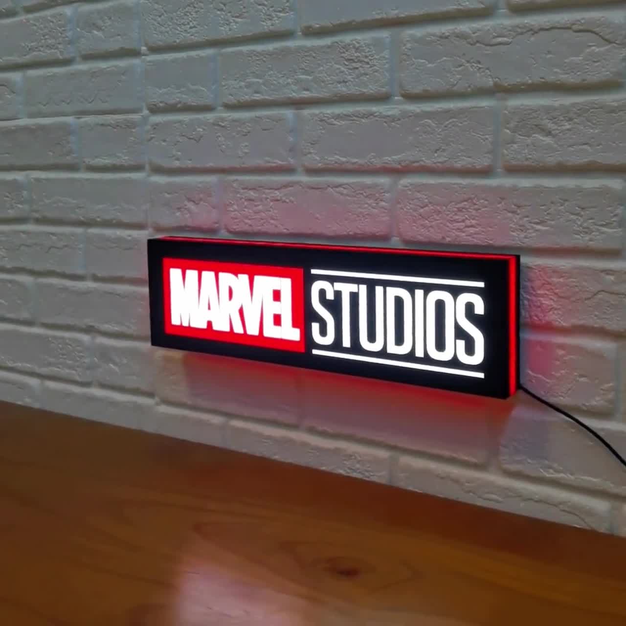 Marvel Studios LED Lightbox | Dimmable USB Powered Sign - Etsy