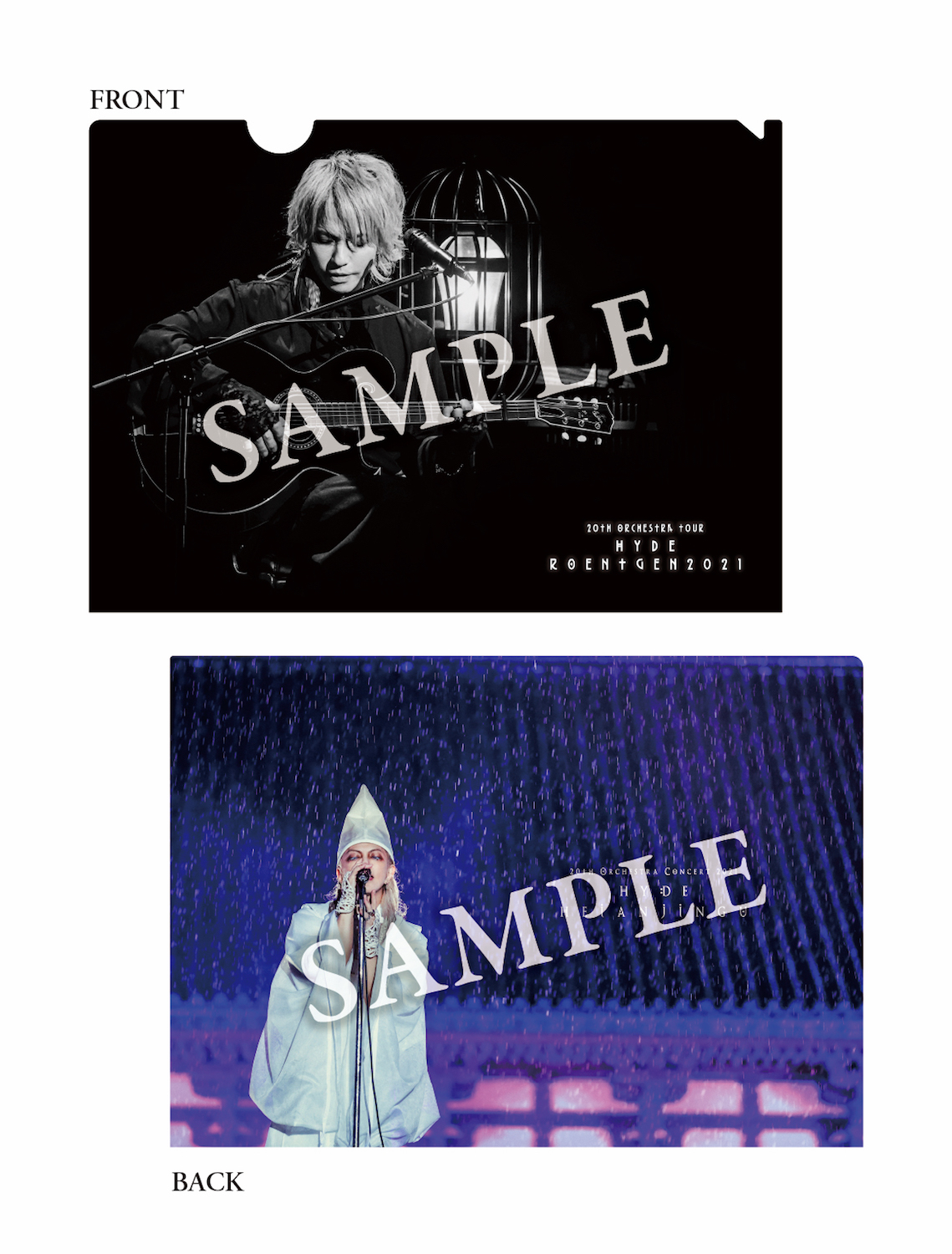 HYDE 20th Anniversary ROENTGEN Concert 2021』特典デザイン決定
