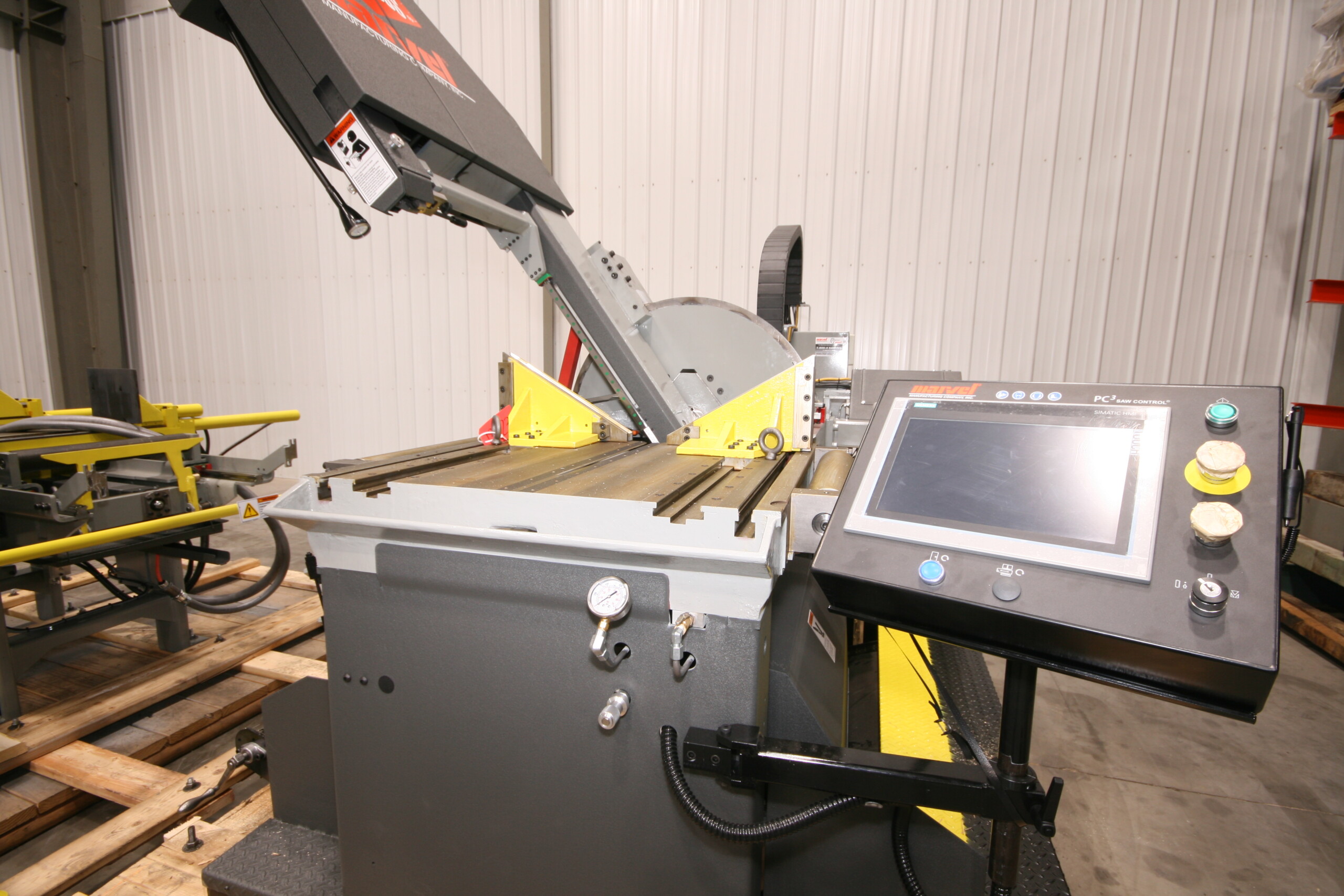 Marvel Model 2150A-PC3-60 Vertical Tilt-Frame Saw, 20