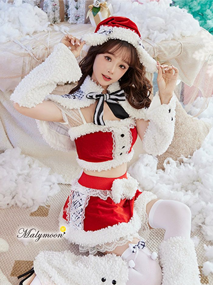 9点セット】vanityME. × Malymoon ポンポンファーキャットサンタ