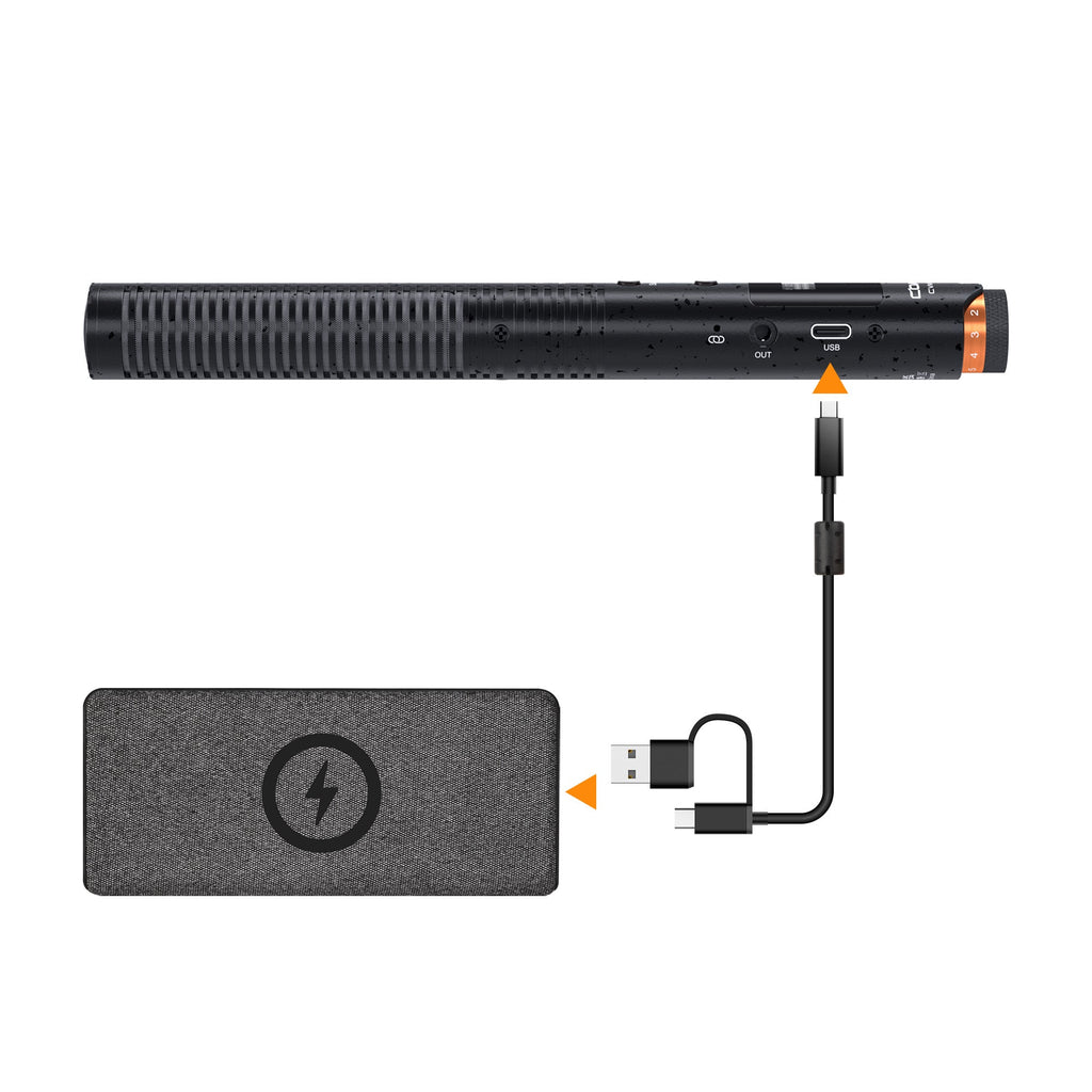 COMICA VM30 ワイヤレスショットガンマイク ワイヤレスマイク 外付け